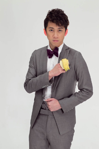 # Tastemaker西裝。禮服襯衫;腰封;領結,都是Marco Bruno。(芊翔男士禮服)